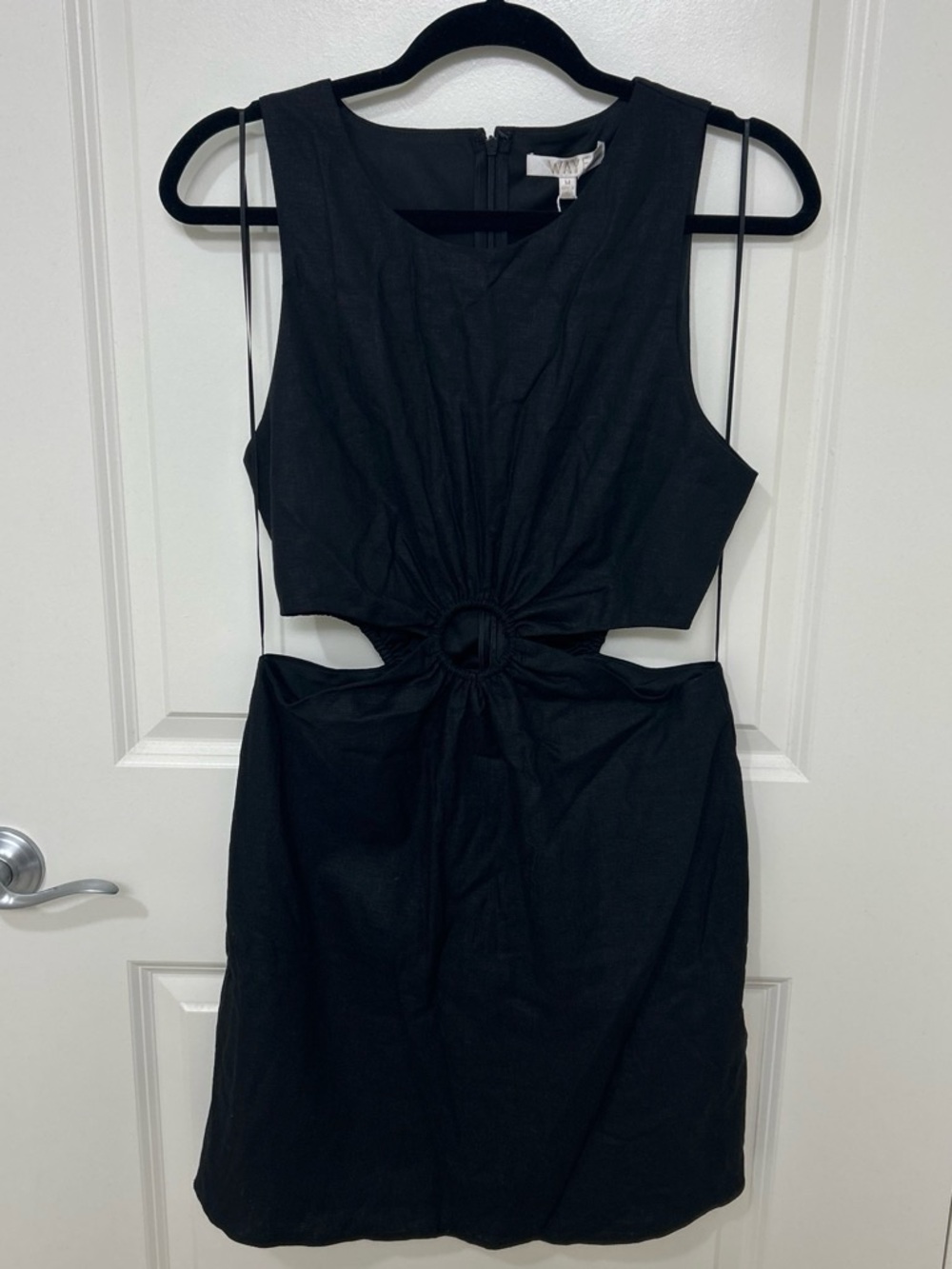 NWT - WAYF - Black Cutout Mini Dress Size: Medium